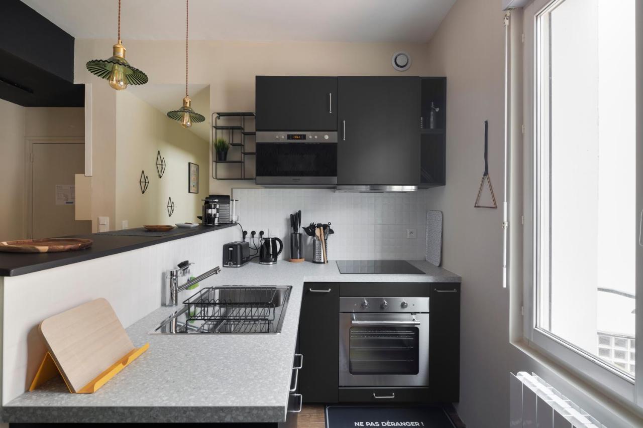 Le Brooklyn - Inspiration Us A Deux Pas Des Quais Apartment Rennes Bagian luar foto