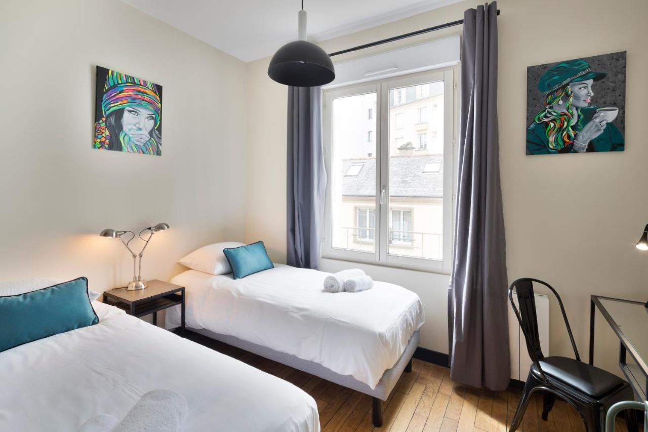 Le Brooklyn - Inspiration Us A Deux Pas Des Quais Apartment Rennes Bagian luar foto
