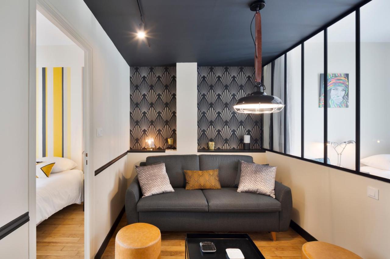 Le Brooklyn - Inspiration Us A Deux Pas Des Quais Apartment Rennes Bagian luar foto